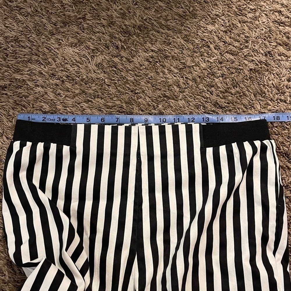 By Junk food black white striped pull on pants - Picture 5 of 9